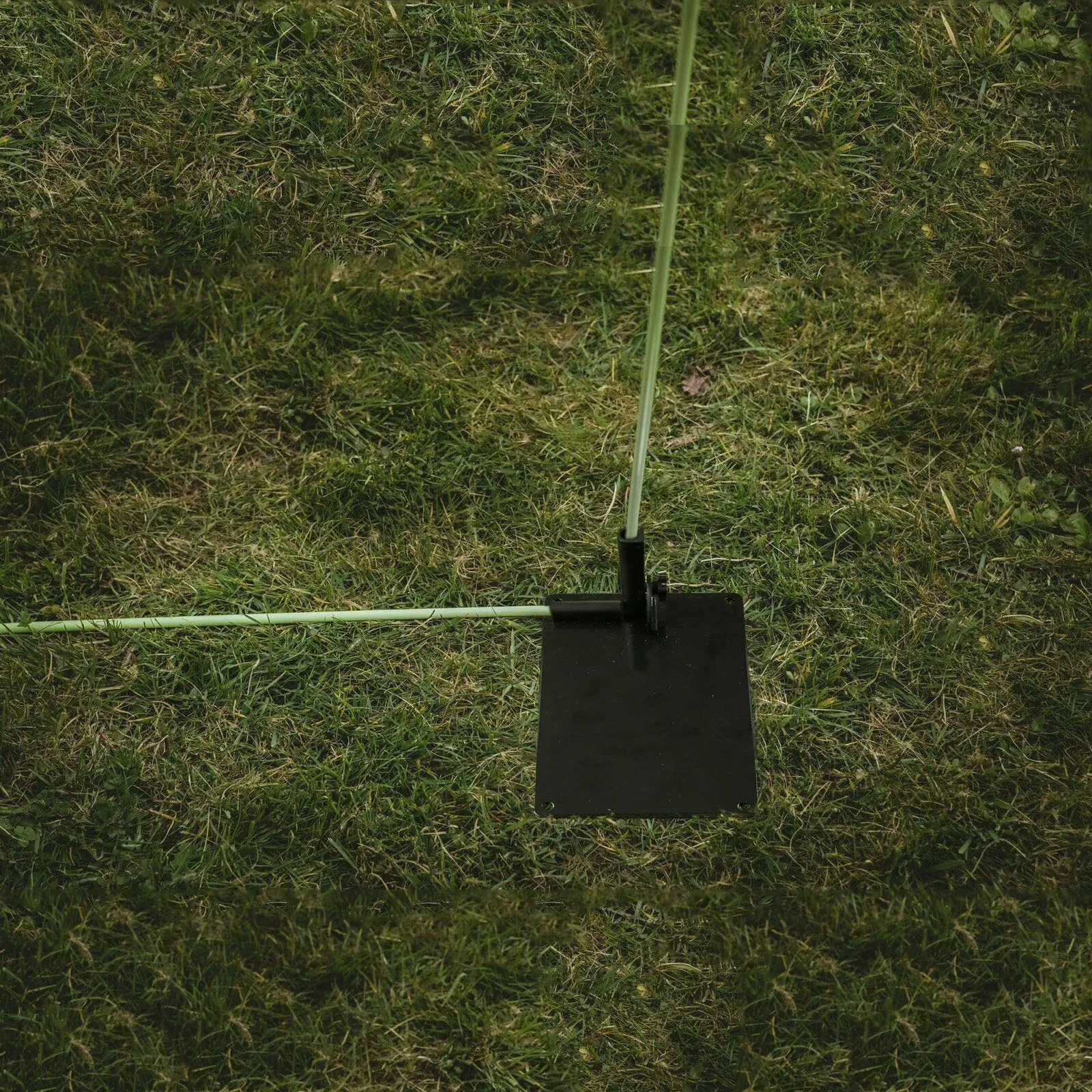 Soporte de palo de alineación de Golf, placa de práctica de Swing, entrenador de avión, Ayuda de entrenamiento, Base de palo de alineación