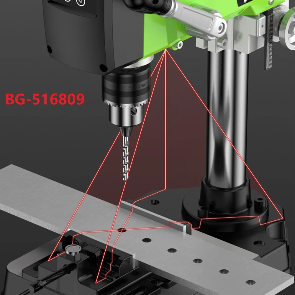 ALLSOME Mini Băng Ghế Dự Bị Khoan Khoan Tốc Độ Biến Đổi Khoan Chuck 1-16Mm Cho Gỗ DIY Kim Loại Điện dụng Cụ
