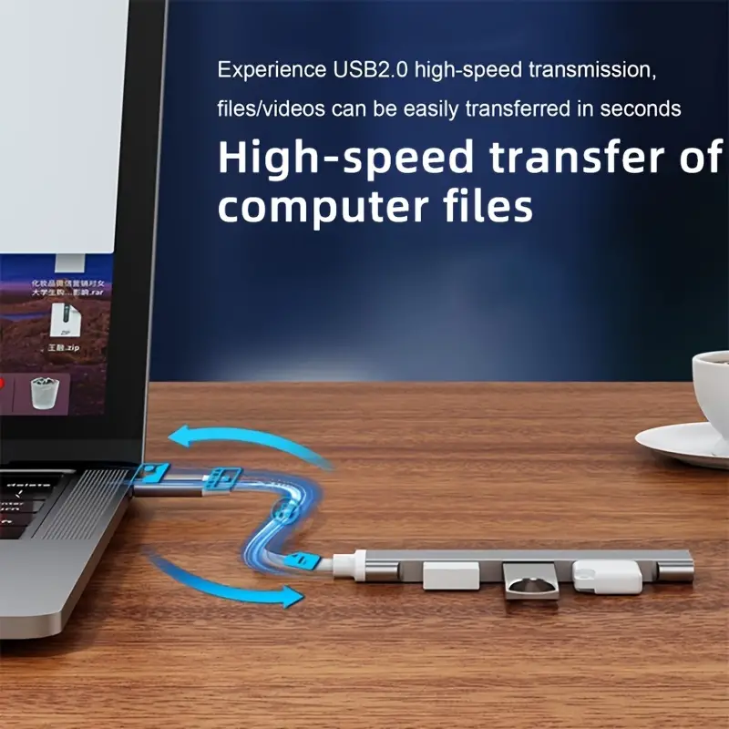 USB C HUB USB 3.0 HUB Typ C 4-Port Multi Splitter Adapter OTG MacBook HUB Pro 13 15 Air Mi Pro für Huawei Computerzubehör