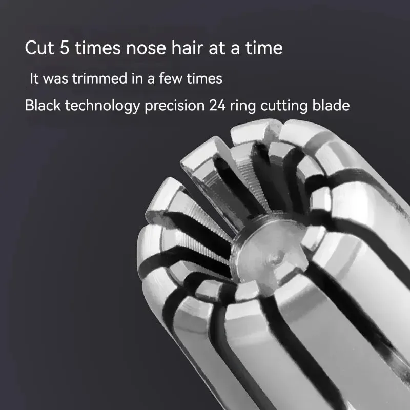 Tondeuse à cheveux d'oreille Portable lavable, nettoyage sans rouiller, indolore, pour le nez, rasoir électrique Portable pour hommes, à faible bruit