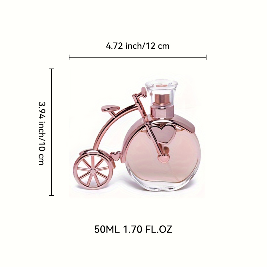 50 ミリリットル 1.7FL.OZ オリジナル香水気まぐれな自転車の形のオードパルファム女性のためのフローラルフルーティー長期的なアイデアロマンチックなギフト