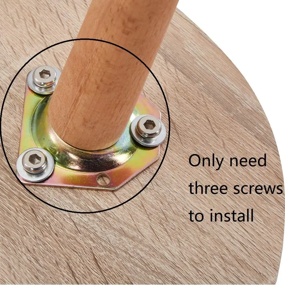 Kostenloser Versand-GOLDFAN 2er Set Couchtisch Rund Holz Moderner Wohnzimmertisch Set Beistelltisch Wohnzimmer Kaffeetisch, Brau