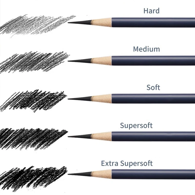 5/10PCS Faber Castell Goldfaber Charcoal Graphite Sketch Set Pencils for Drawing Sketches Shading Artists Art Supplies