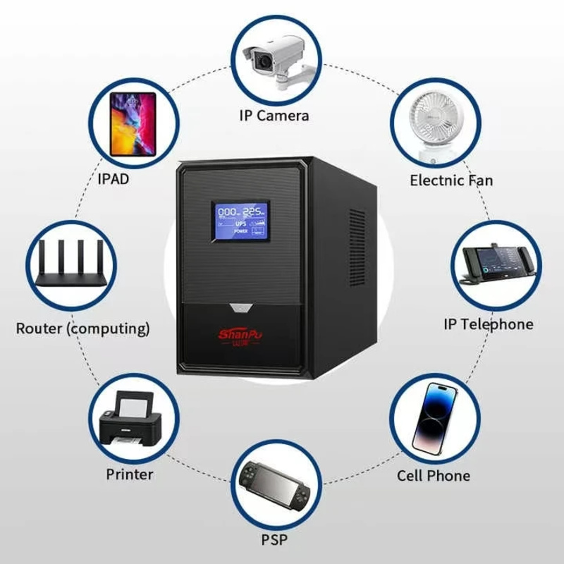 Shanpu Offline UPS 2000VA Interactive Uninterruptible Power Supply For Home Use
