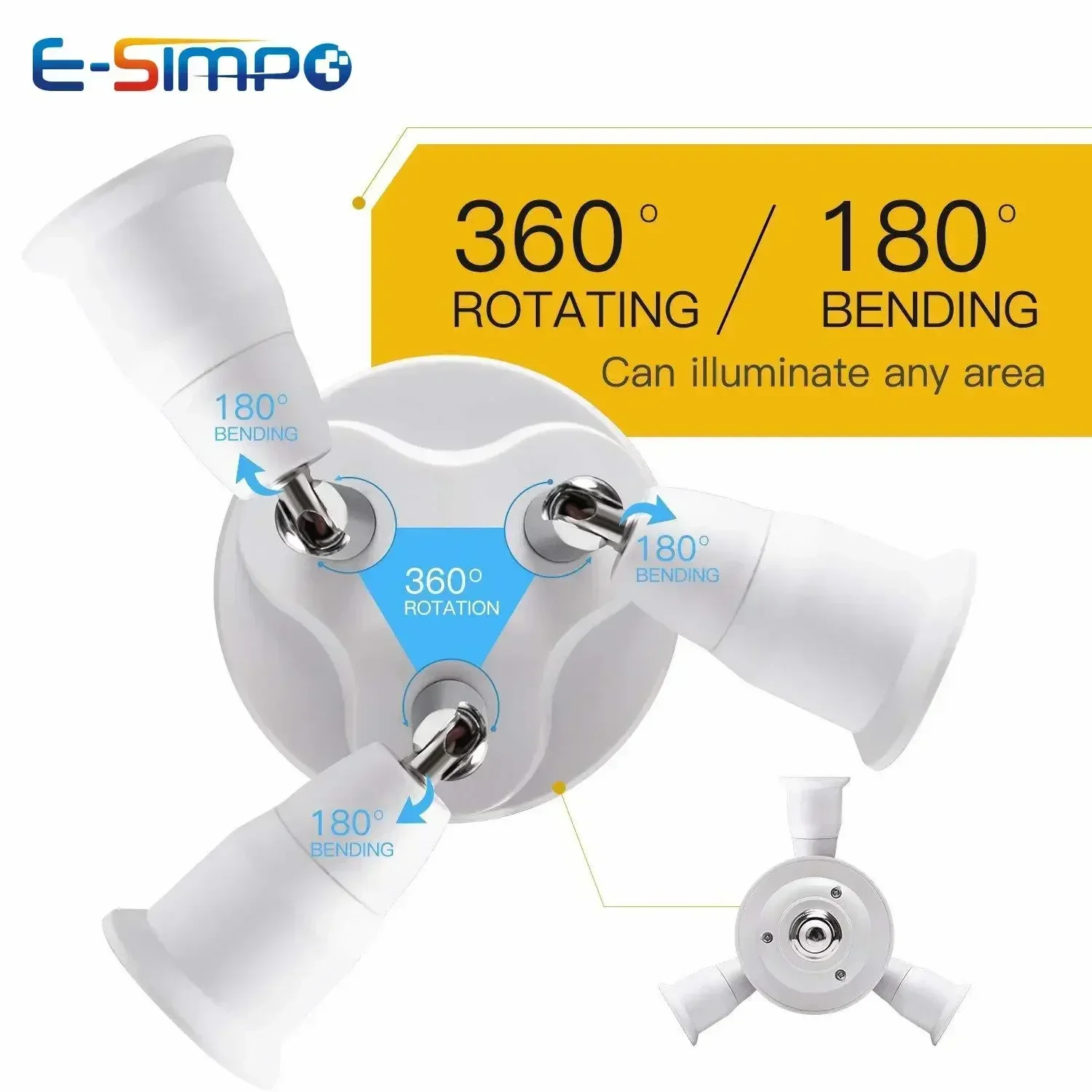 1pc gu10 e12 e14 e26 e27 g24 gx24q b22 à prova de fogo led cfl suporte da lâmpada conversor luz soquete base lâmpada divisor extensão adaptador