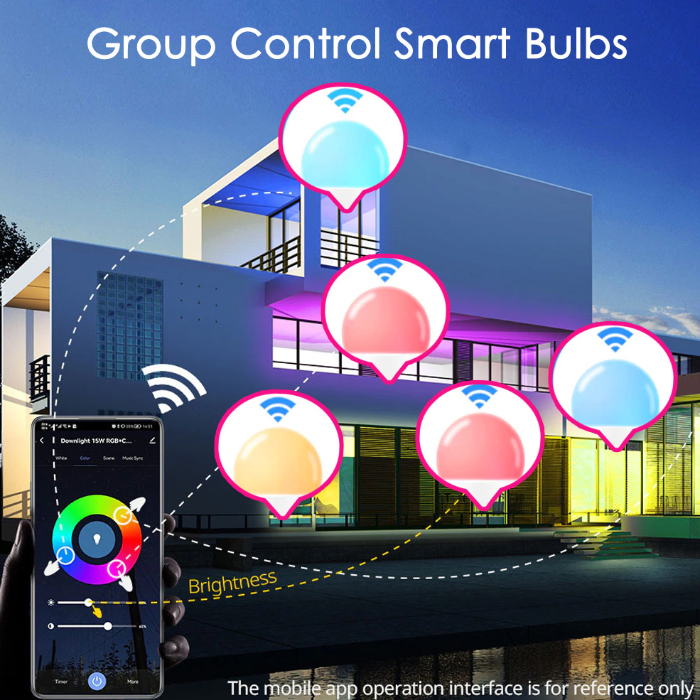 15W 18W E27 Zigbee Smart Light Bulbs RGB E27 Led Bulb AC 90-250V Smart Home Zigbee Lamp Works With Alexa Google Home Smartthings