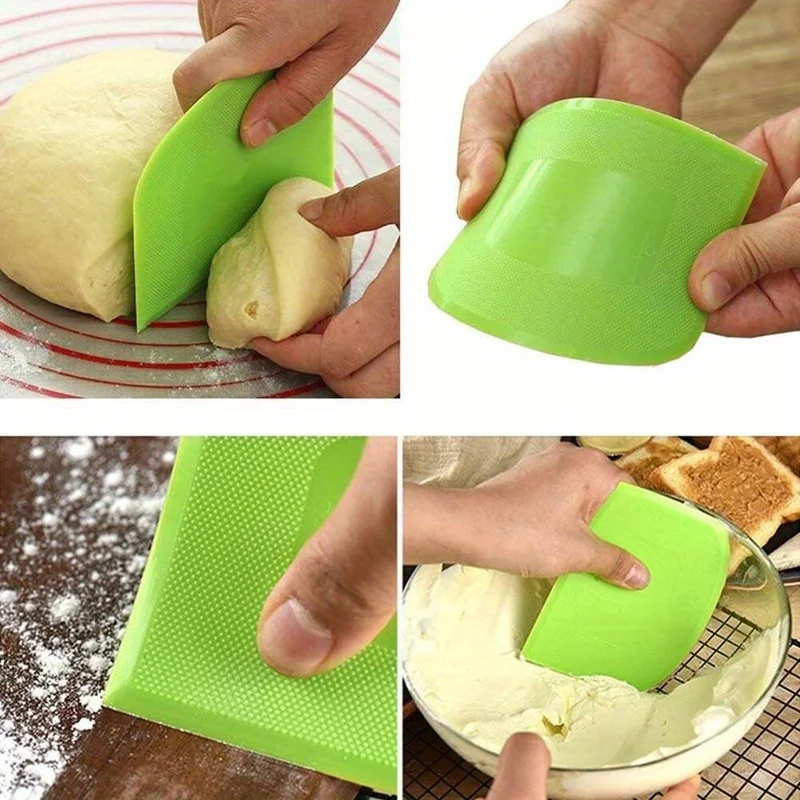 Conjunto de herramientas de cuisson multiusos, cuteau a pâte, raspador a muñeca con bordes lisos para des résultats parfaits,1 pièce
