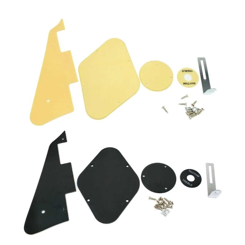 YD61 1Ply Đàn Guitar Điện Pickguard Xước Tấm Tấm Mặt Sau Công Tắc Có Chân Đế Cho Phong Cách Đàn Guitar Thay Thế