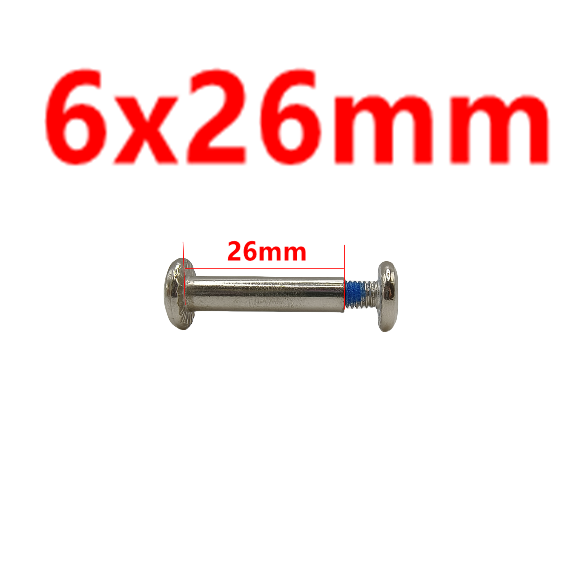 Аксессуары для обуви для скейтбординга, винт оси, диаметр 6 мм, 6x26 мм, 6x27 мм, 6x35 мм