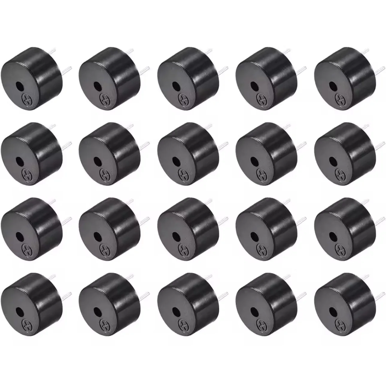10 Uds 12MM * 8,5 MM 12085 zumbador pasivo 42R resistencia 3V 5V 9V 12V en uso común Mini Kit de zumbador piezoeléctrico, para Arduino