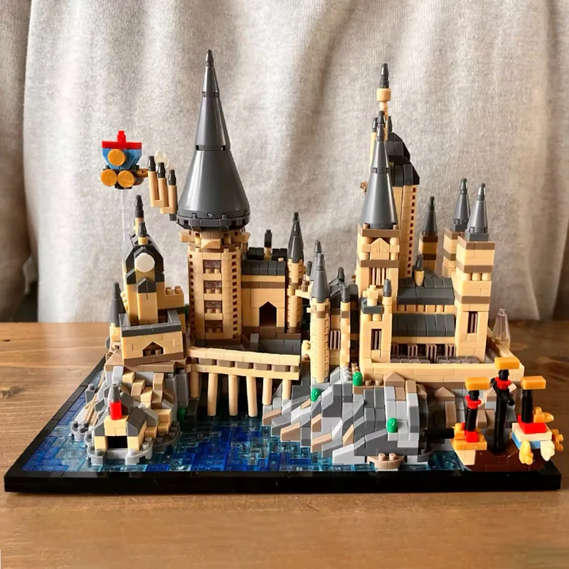 Wizardry Castle Micro Building Blocks Sets Gothic Architecture DIY Magic Academy Model Kit for Kid Adult Boy Girl Birthday Gifts