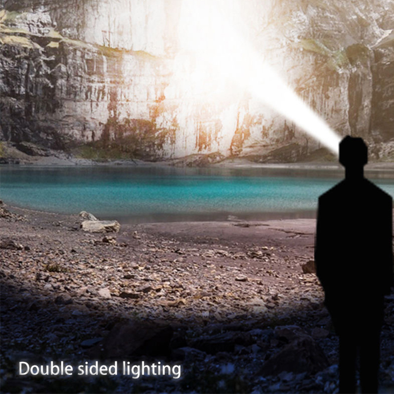 Novo LED Farol COB Mini Portátil USB Recarregável À Prova D' Água Pesca Trabalho Luz Ao Ar Livre Long Shot Cabeça Montada Tocha