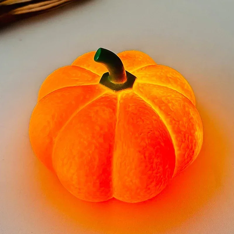 ハロウィン パンプキン LED ナイトライト 電池式 暖かいランタン 子供部屋の装飾 トリックオアトリート パーティー ホーム ホリデー デコレーション