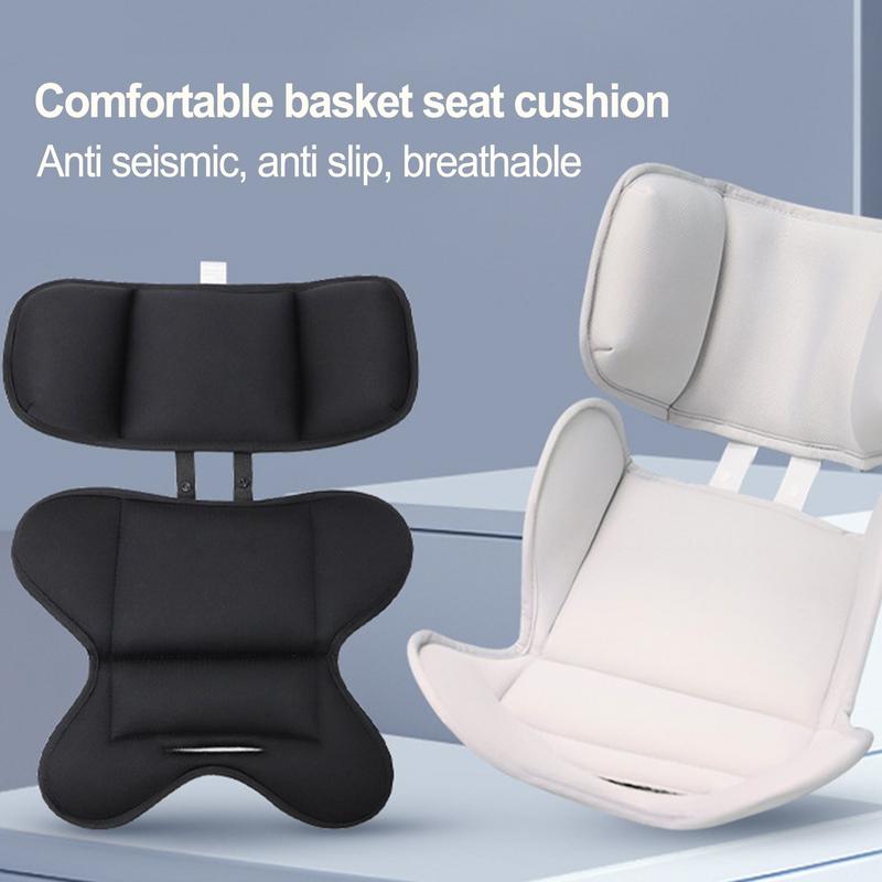 Baby Car Seat Almofada Inserção, Suporte de Cabeça Extra Macio, Comfort Travesseiro para Carrinhos, Travesseiro