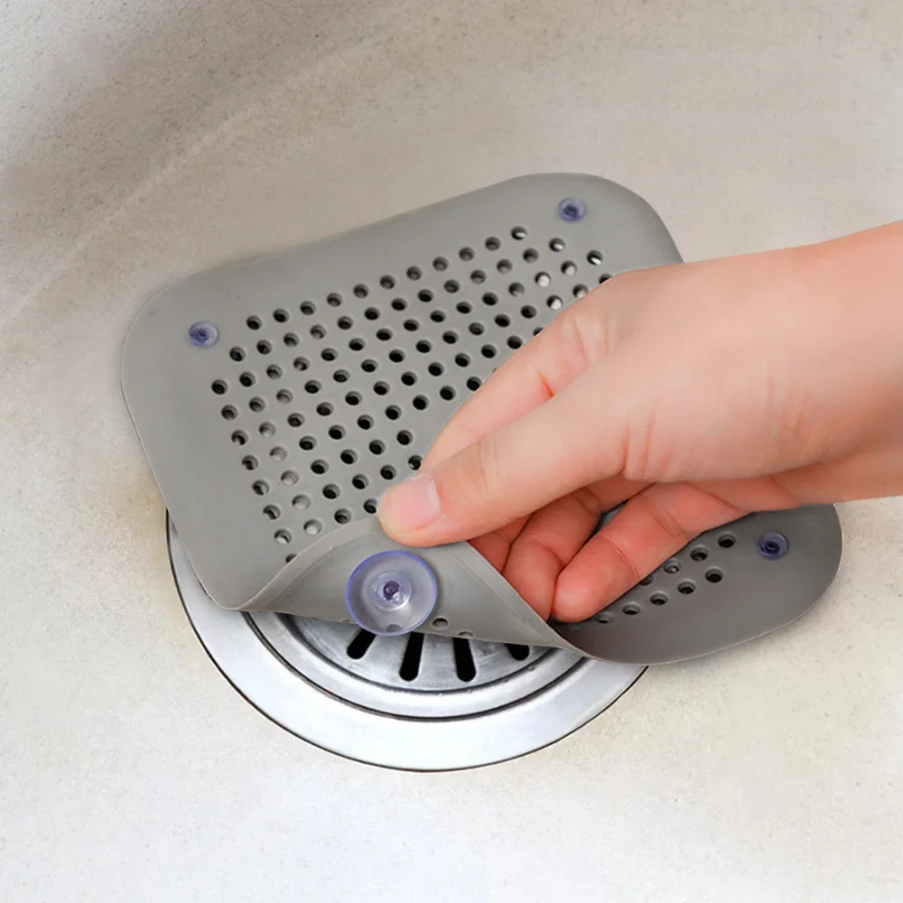 1 Uds filtro de fregadero malla de silicona antibloqueo desodorante baño bañera lavabo drenaje filtro de pelo accesorios de cocina herramienta