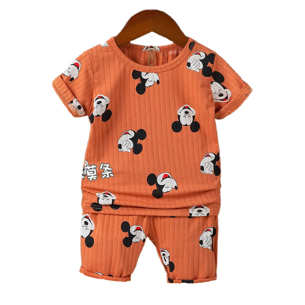 Ropa de bebé de 1 2 y 3 años, traje de algodón para niñas y niños, dos conjuntos de ropa para bebés, ropa para bebés recién nacidos