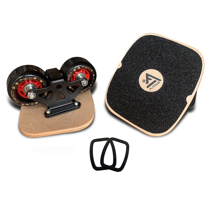 Deux planches à roulettes séparées planche à dérive en bois d'érable planche à roulettes Cruiser fendue