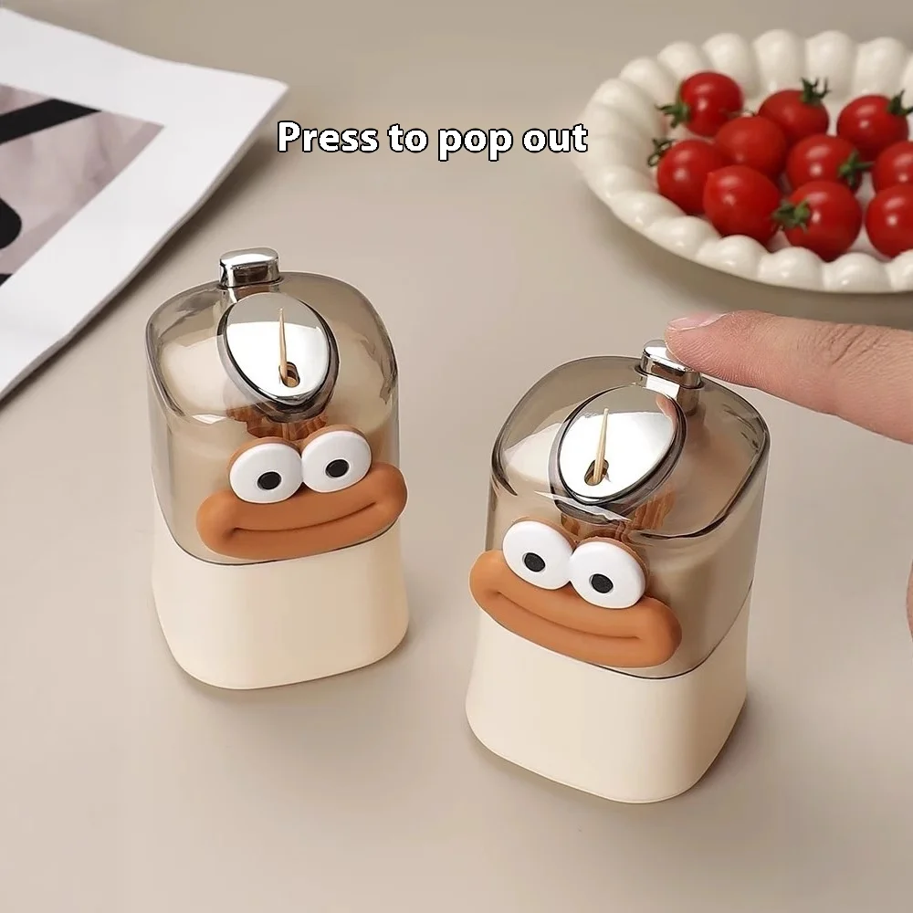 Creative Cartoon Gut and Mouth Toothpick Box for Home Use High Appearance Level Cream-style Light Luxury Toothpick Holder