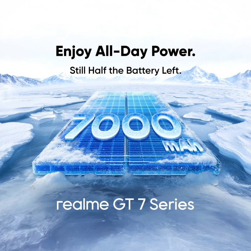 Wereldwijde versie realme GT 7 5G AI Smartphone MTK Dimensity 9400e 6000nits Pro-Esports Display 7000 mAh Batterij 120W Ultra Charge