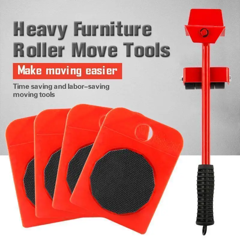 Di Chuyển Dụng Cụ Đồ Nội Thất Nâng Lao Động Tiết Kiệm Nặng Đồ Gia Dụng Mover Trượt 360 ° Quay Bánh Xe Pads150kg Dung Lượng