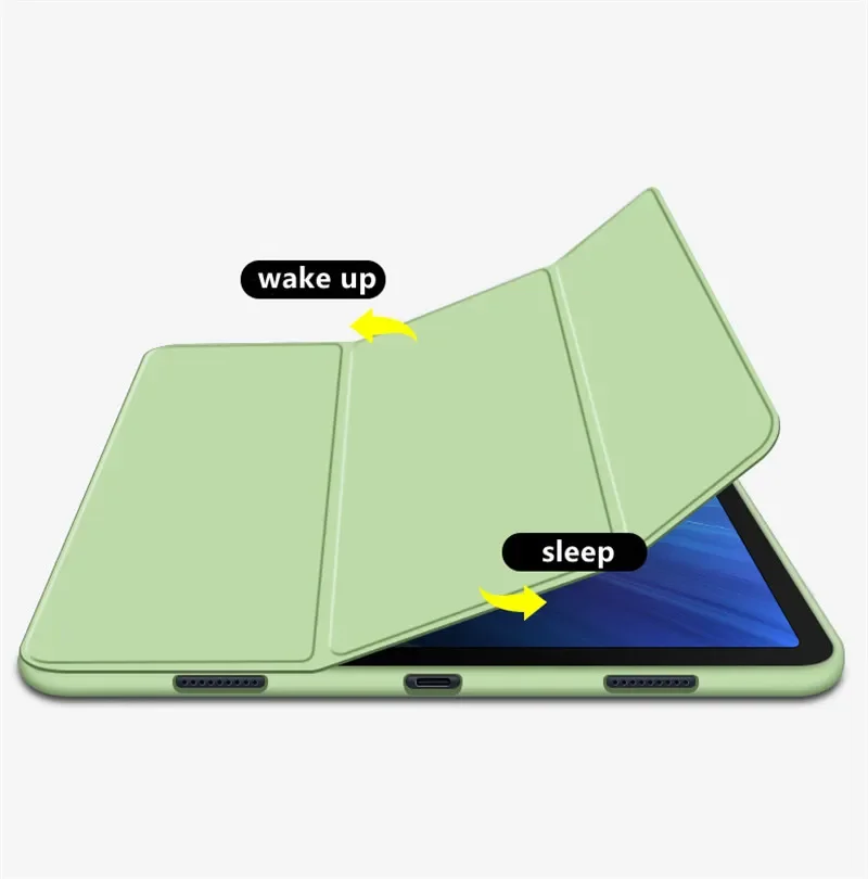 Funda para Samsung Galaxy Tab S9 FE Funda trasera de silicona suave Funda inteligente para Galaxy Tab S9 FE Plus S9 S10 Plus + Funda para tableta