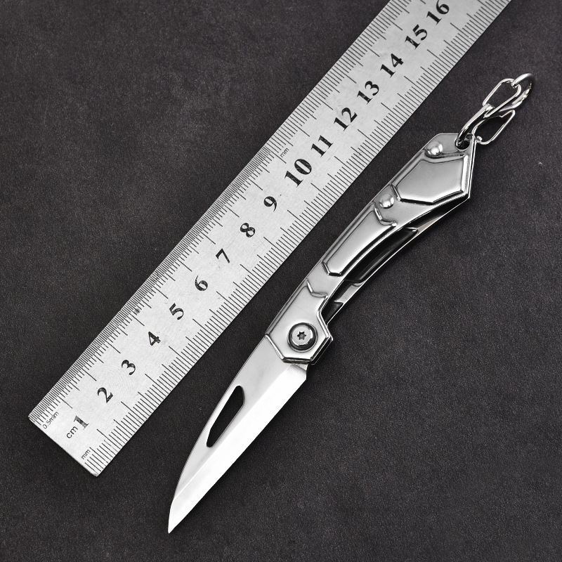 Faca dobrável de acampamento faca de frutas faca ao ar livre lâmina afiada faca utilitária portátil faca de caça multi-função faca de bolso