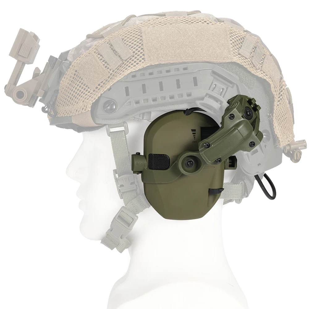 Army Shooting Earmuffs Tactical Airsoft Headset Electronic Hearing Protector Active Noise Reduction Hunting Headphone