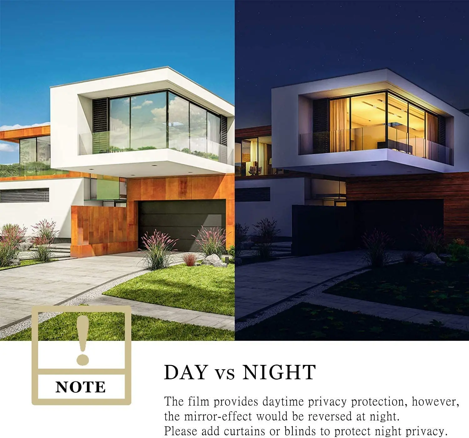 Bloqueo profesional de película de privacidad unidireccional y control de calor para ventanas de hogar/oficina