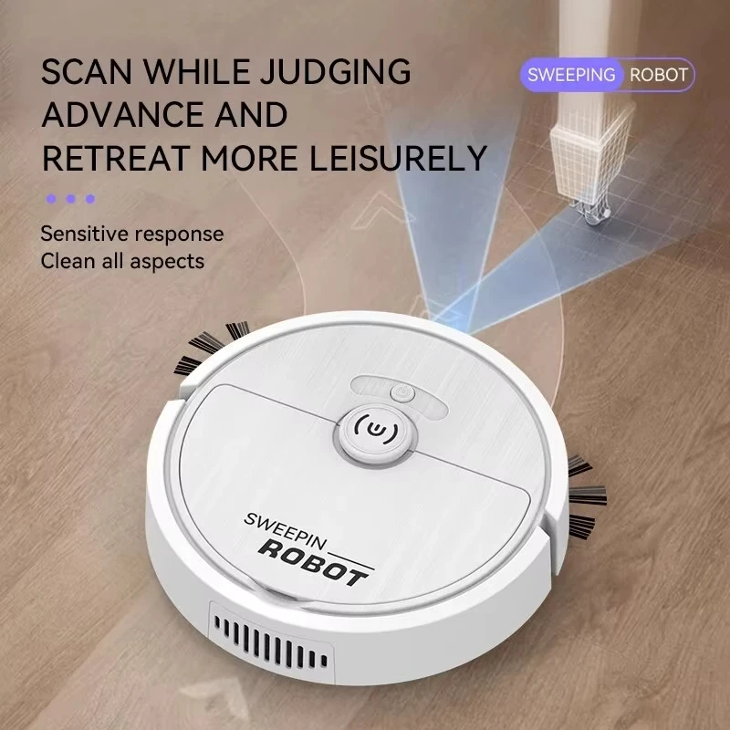 Xiaomi Electric Sweeper Home Smart Sweeping Robot Wet Dry Dual Use รีโมทคอนโทรล Sweeper เหมาะสําหรับห้องครัวพรมห้องนอน