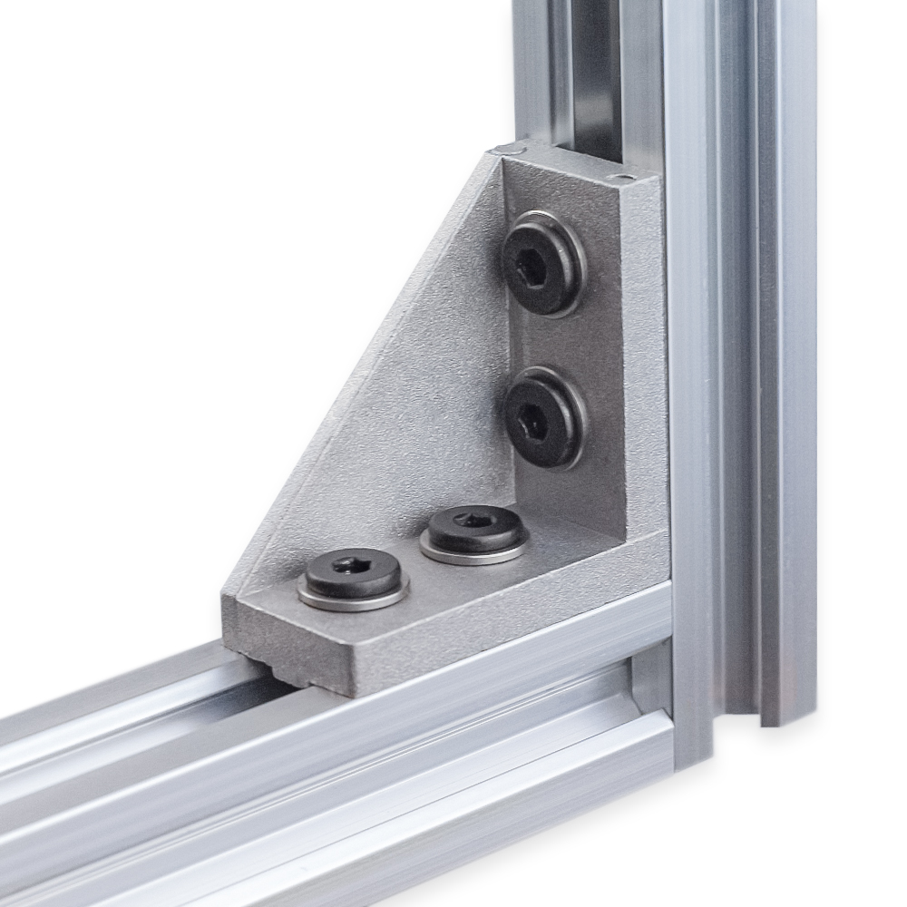 10/20Pcs 코너 브래킷 피팅 각도 알루미늄 L 커넥터 패스너 2040 3060 4080 4590 알루미늄 프로파일