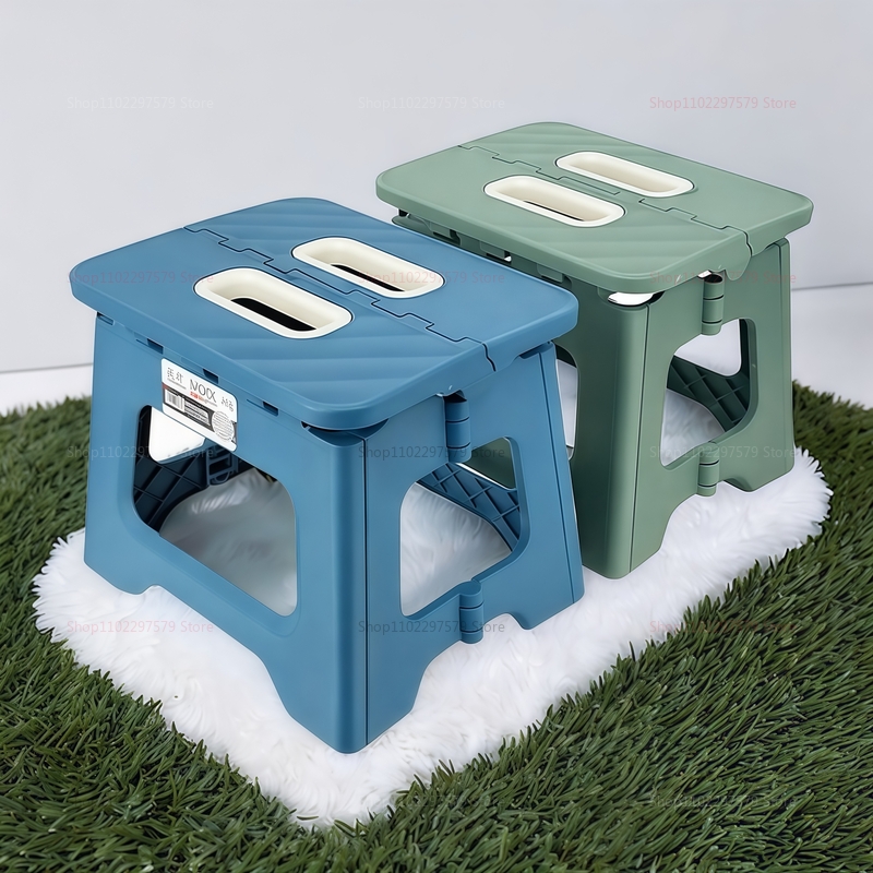 Lichtgewicht opvouwbare campingkruk Compacte draagbare buitenvisstoel Handheld voetsteun Plastic kinderbank voor campingpicknick