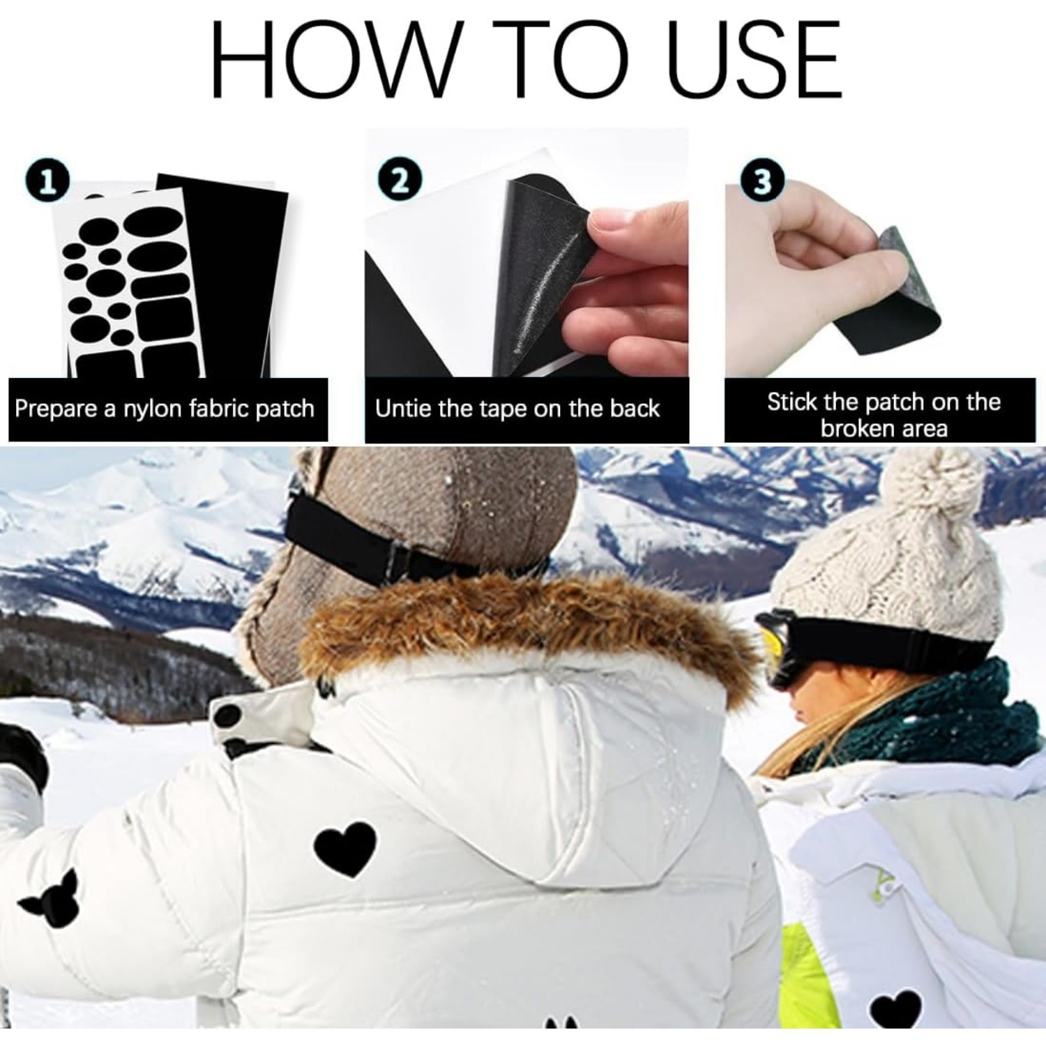 Remendo autoadesivo à prova d'água de diferentes formatos para jaquetas, calças, reparo de roupas, remendo lavável, tecido de costura