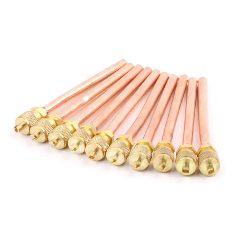 10 Chiếc Điều Hòa Không Khí Làm Lạnh Truy Cập 6 Mm OD Ống Đồng Làm Đầy Mệnh