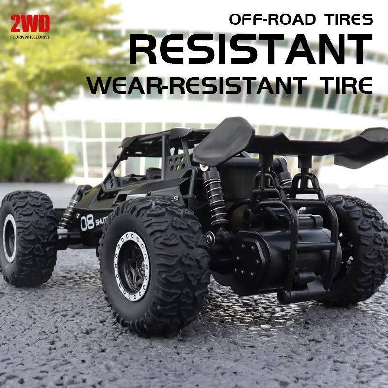2025 Nieuwe RC Auto 1:16 2,4 Gh Model Met LED-verlichting 2WD Off-road Afstandsbediening Klimvoertuig Buitenauto's Drift Speelgoed Jongens Geschenken