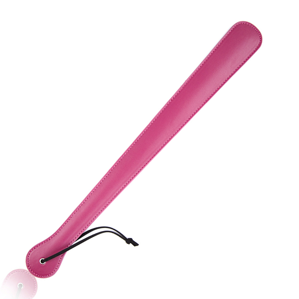 Pagaia in pelle PU da 48 cm, fruste da equitazione Flogger Fruste da pipistrello Punte da sculacciata in pelle Frusta schiaffo per addestramento di cavalli