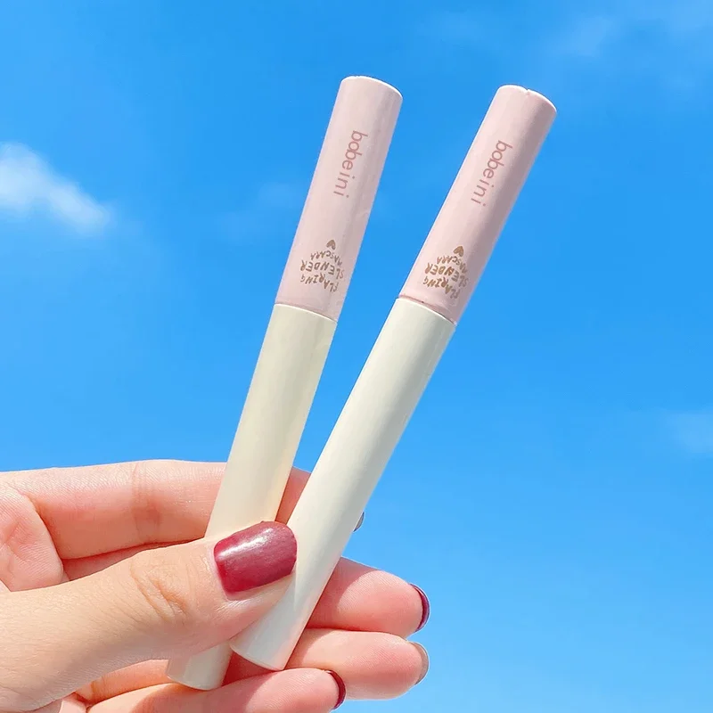 Zijdevezel krullende mascara, ultrafijne borstel, verlenging en volume, waterdicht, veegvast, langdurig, unisex, oogveilig