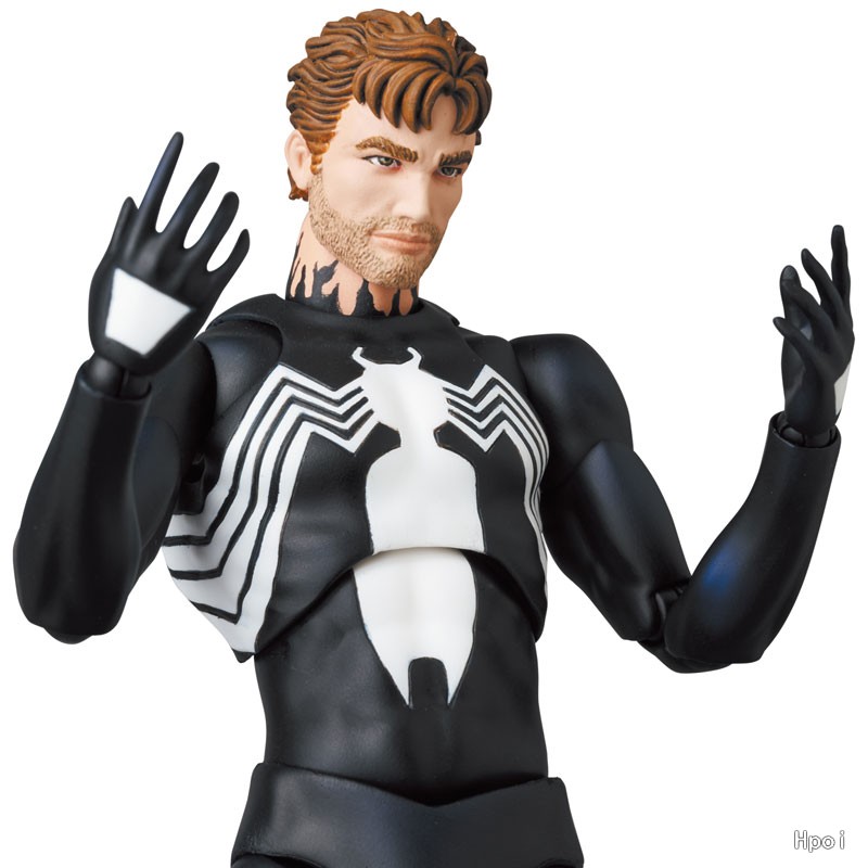 CT Mafex 147 Venom Action Figure ของเล่น 1/12 ที่มีคุณภาพสูง Venom Spiderman Symbiotic Body ตัวเลขสะสมเครื่องประดับของขวัญ