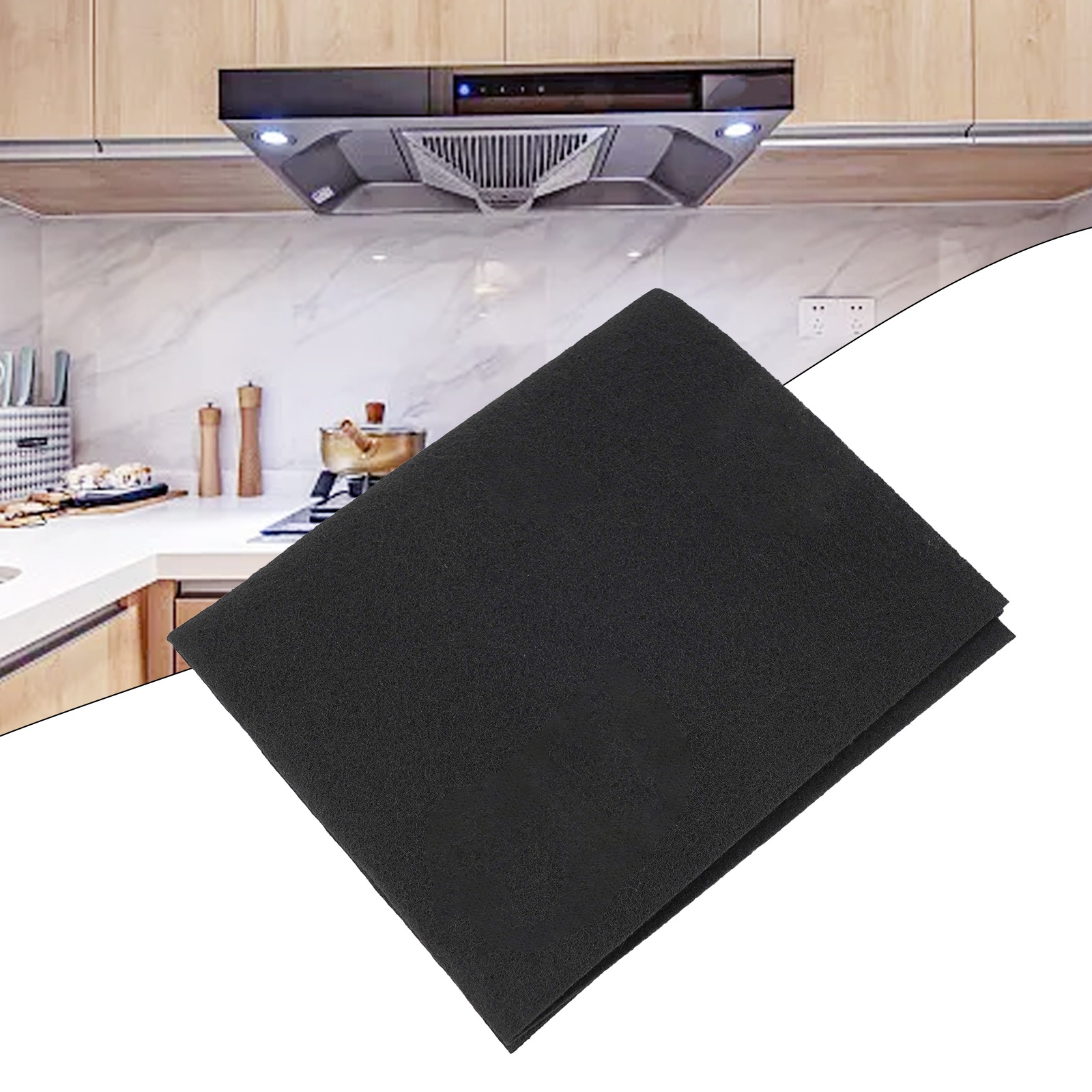 Filtre à charbon actif pour hotte de gamme, 57x47cm, en coton, pour toutes les cagoules, accessoires supporter ficateurs d'air, en tissu