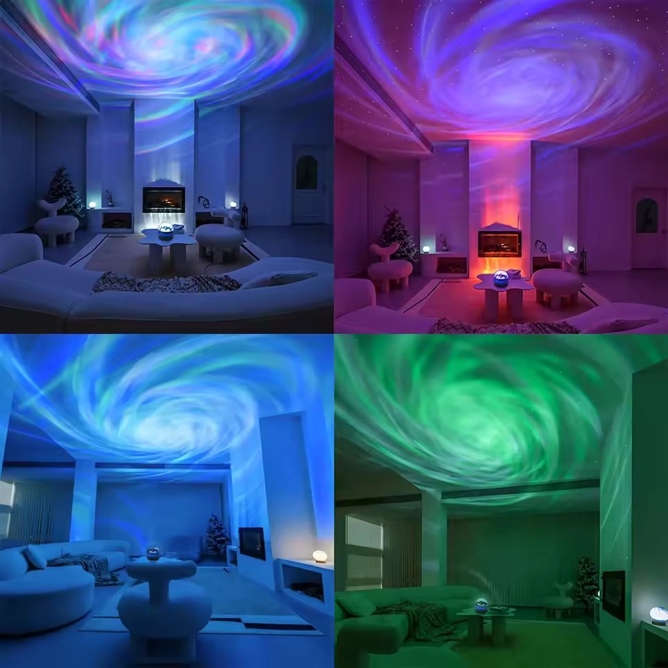 LED Galaxy Projector Light Colorful Sky Bedroom Night Lamp Kids Room Decor Christmas Party Decoration LED Projector