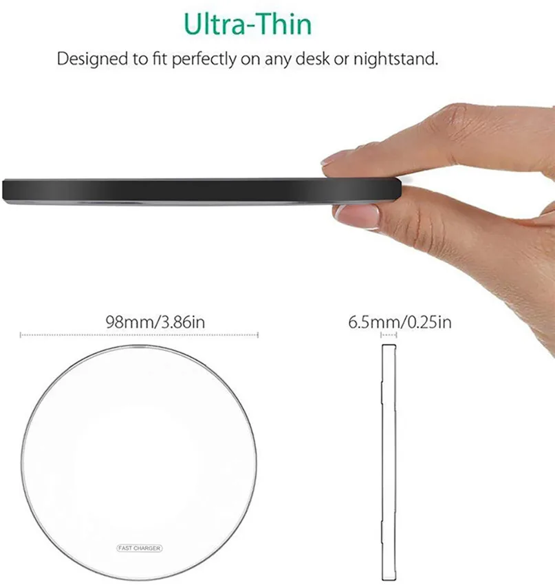 30W Wireless Charger Pad for iPhone 15 14 13 12 Pro Max X Samsung Xiaomi Phone Qi Chargers Induction Fast Charging Dock Station