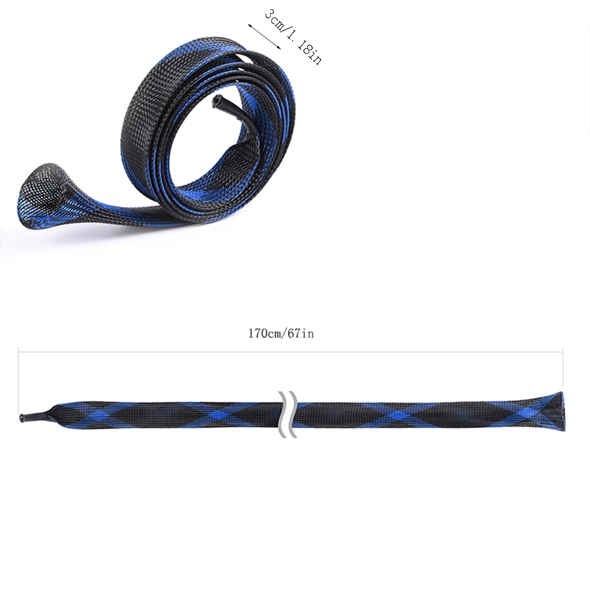 Protection de filet tressé pour canne à pêche, accessoire pour protéger les cannes à filer et à glace, nouveauté