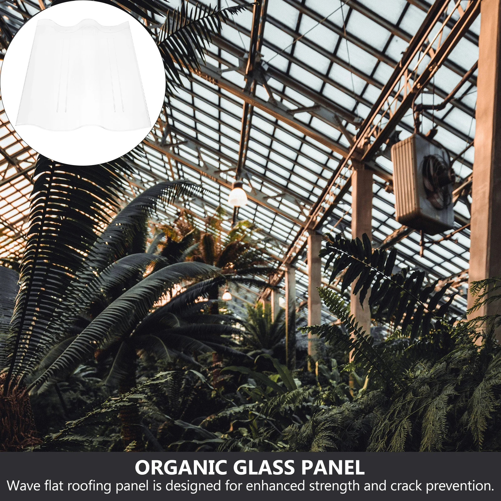 Panele dachowe do szklarni z przezroczystego akrylu, panele osłaniające przed słońcem, do oświetlania, do oranżerii, pokoi kwiatowych, basenów, panele do szklarni