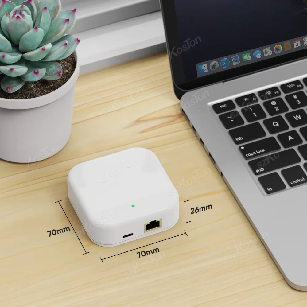 Ttlock app dispositivo g3 gateway com porta ethernet rj45 fechadura da porta inteligente com fio gateway desbloqueio remoto controle de voz para alexa google