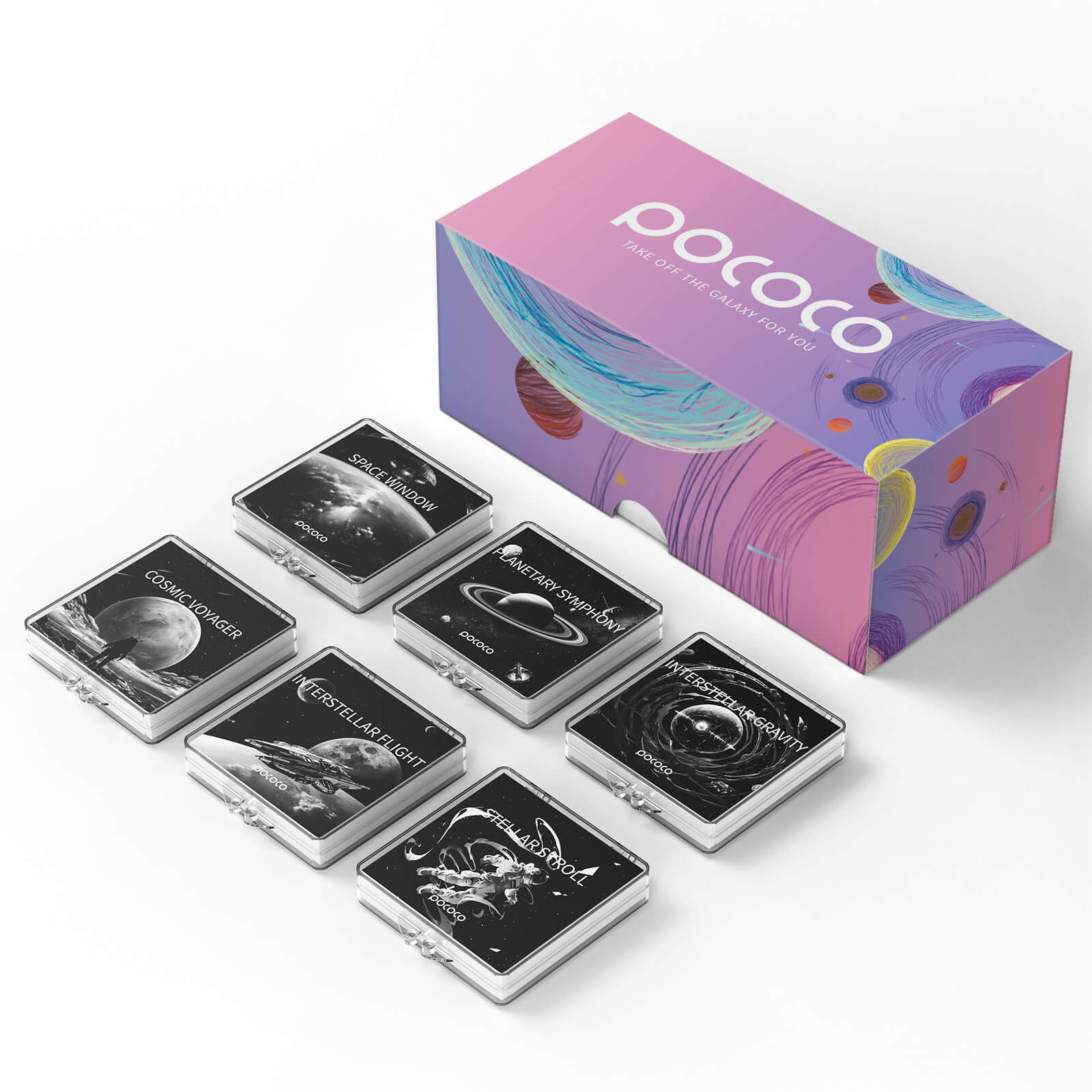 Cosmic Odyssey - แผ่นดิสก์สําหรับโปรเจคเตอร์ POCOCO Galaxy, 5k Ultra HD, 6 ชิ้น (ไม่มีโปรเจคเตอร์)