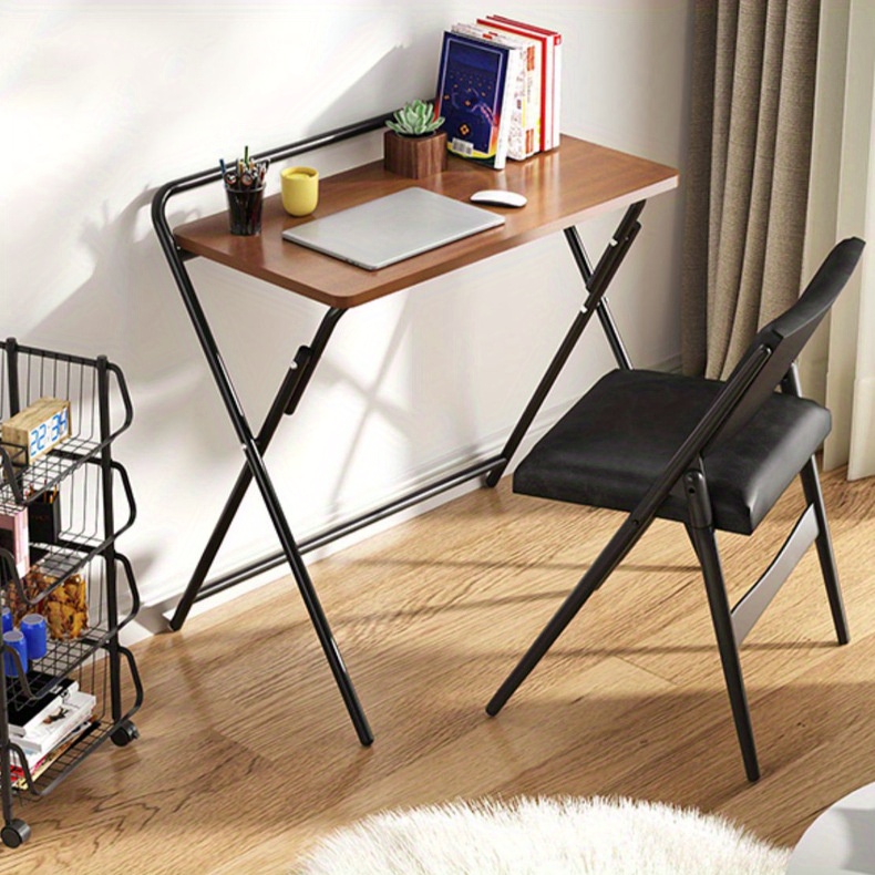 学生学習テーブル 24 インチ折りたたみデスク、本、コンピューター、その他のアイテムの整理用の折りたたみ学習テーブル