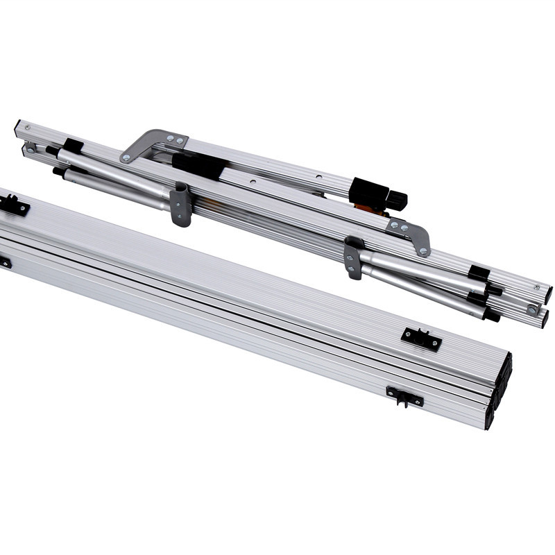 พับตารางกลางแจ้ง BBQ Backpacking อะลูมินัมอัลลอยทนทานทีพกพาบาร์บีคิวโต๊ะเฟอร์นิเจอร์คอมพิวเตอร์เตียงน้ำหนักเบา