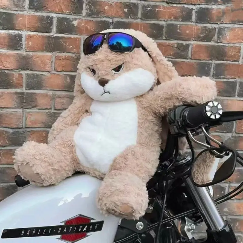 ขนาดใหญ่ขนาด Angry Rabbit Plush ของเล่นน่ารักสัตว์ Plushie ตุ๊กตา Kawaii ตุ๊กตาของเล่นชุดตกแต่งห้องของขวัญวันเกิด