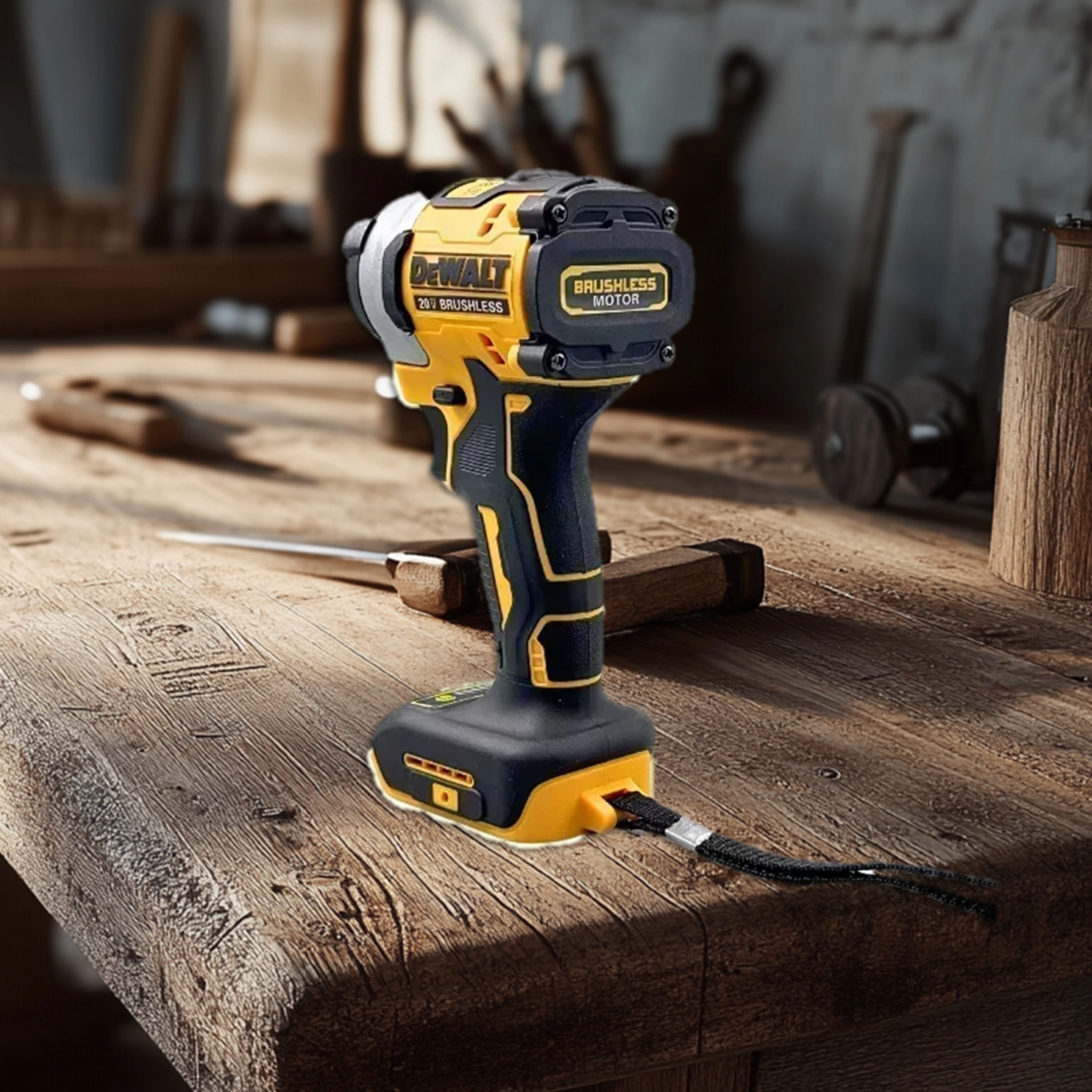 DEWALT 충전식 무선 임팩트 렌치, 높은 토크, 역방향, 1/2 인치, 2500 PRM, 범용 20V 배터리 전동 공구, DCF922