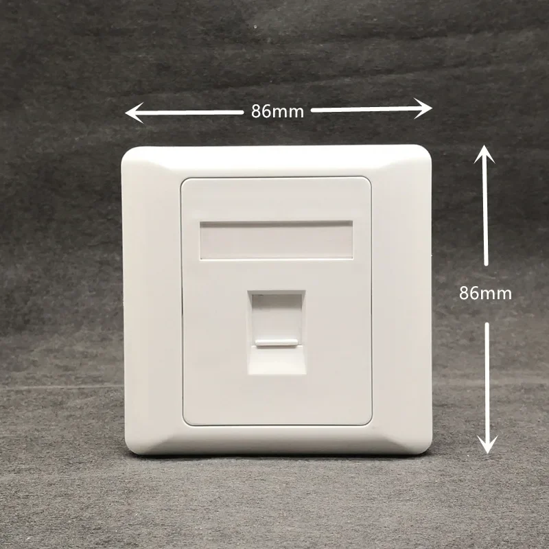1 Port CAT7 RJ45 Wand Panel CAT.7 LAN Interface Buchse Für 10G Netzwerk Stecker