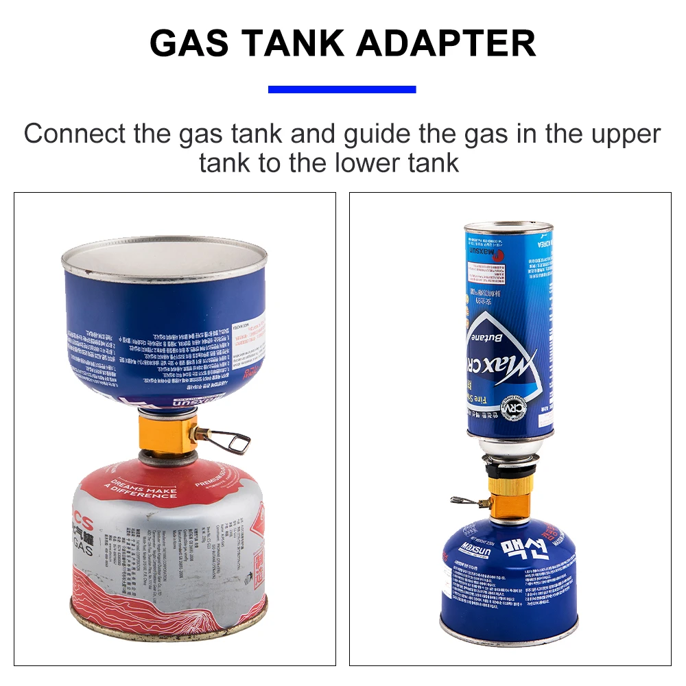 Widesea Bếp Cắm Trại Propane Đổ Bộ Chuyển Đổi Khí Đốt Khí Làm Đầy Butan Xi Lanh Xe Tăng LPG Bảo Vệ Trang Bị Cắm Trại